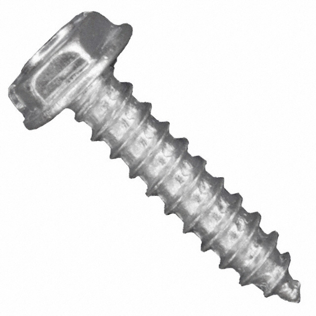 【4X1/2 HHSMS】SHEET METAL SCREW HEX SLOTTED #4